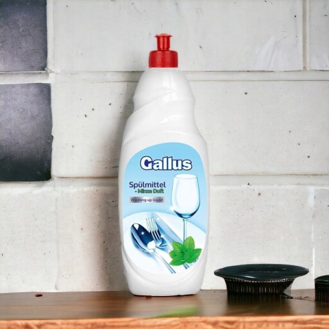 Gallus Płyn Do Naczyń Minze Mięta 850ml Skutecznie Usuwa Tłuszcz