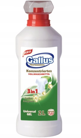Gallus UNIWERSAL 3w1 Żel Do Prania uniwersalny 2L 57 Prań