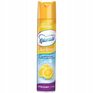 KOLORADO Odświeżacz spray 400ml Citrus DS004 - CYTRUSOWY