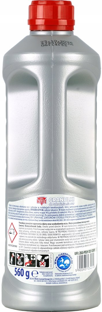 Kret granulki do udrożniania rur 560g