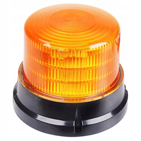 LAMPA KOGUT BŁYSKOWA ostrzegawcza LED MAGNES 12V/24V POMARAŃCZOWA