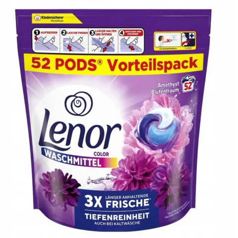LENOR All-in-1 52 Pods Amethyst Kapsułki do prania