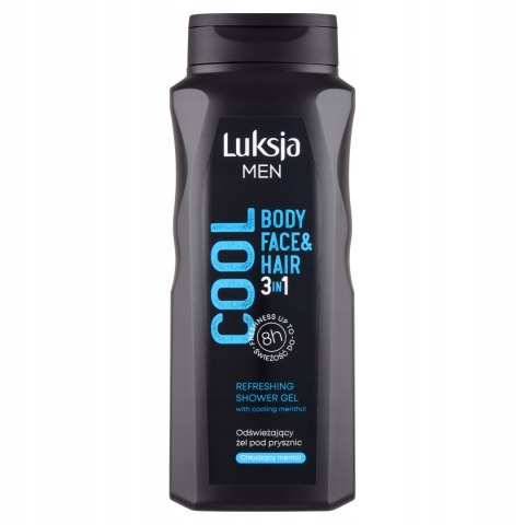 LUKSJA Żel pod prysznic odświeżający 500ml Men Cool