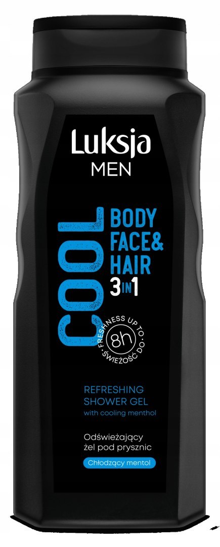LUKSJA Żel pod prysznic odświeżający 500ml Men Cool
