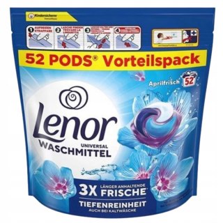 Lenor All-in-1 Pods Aprilfrisch Kapsułki do Prania 52 szt. Universal