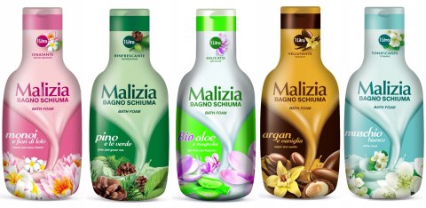 MALIZIA Płyn do kąpieli 1L Muschio Bianco