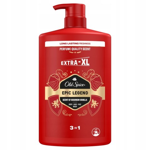 OLD SPICE Żel pod Prysznic Męski 1L 1000ml Epic Extra-XL Ciało Twarz