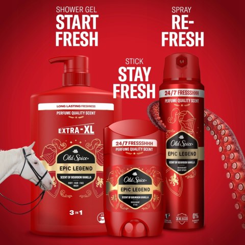 OLD SPICE Żel pod Prysznic Męski 1L 1000ml Epic Extra-XL Ciało Twarz