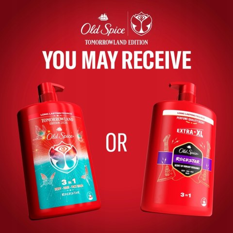 OLD SPICE Żel pod Prysznic Męski 1L 1000ml Rock Star 3w1 Ciało Włosy