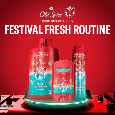 OLD SPICE Żel pod Prysznic Męski 1L 1000ml Rock Star 3w1 Ciało Włosy