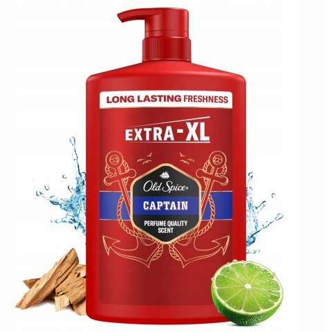 Old Spice Captain żel pod prysznic dla mężczyzn męski płyn do kąpieli 1L