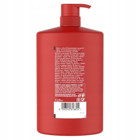 Old Spice Captain żel pod prysznic dla mężczyzn męski płyn do kąpieli 1L