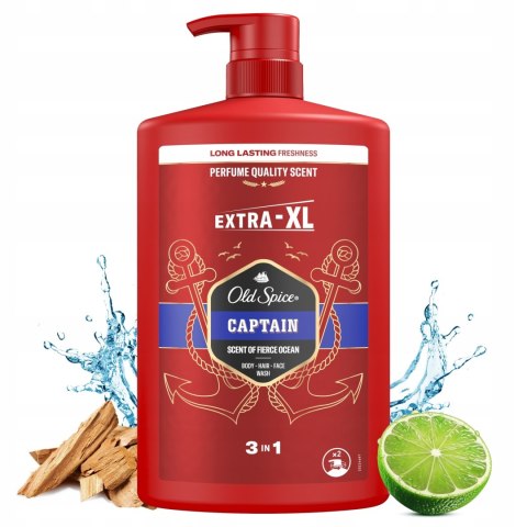 Old Spice Captain żel pod prysznic dla mężczyzn męski płyn do kąpieli 1L