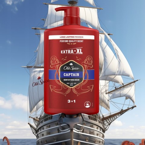 Old Spice Captain żel pod prysznic dla mężczyzn męski płyn do kąpieli 1L