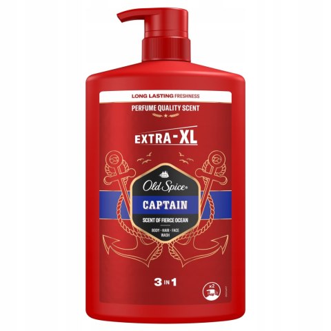 Old Spice Captain żel pod prysznic dla mężczyzn męski płyn do kąpieli 1L