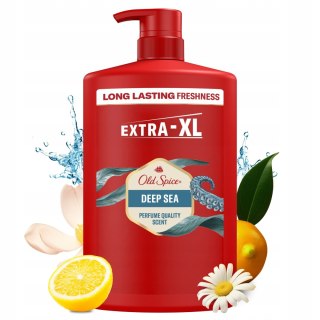 Old Spice Men 3w1 Żel pod Prysznic Twarz Włosy Ciało Męski Deep Sea 1L