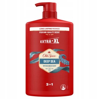 Old Spice Men 3w1 Żel pod Prysznic Twarz Włosy Ciało Męski Deep Sea 1L