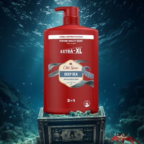 Old Spice Men 3w1 Żel pod Prysznic Twarz Włosy Ciało Męski Deep Sea 1L