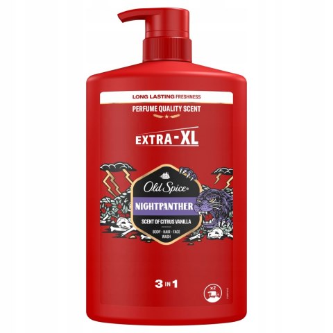 Old Spice Nightpanther żel pod prysznic dla mężczyzn męski 3w1 kąpieli 1L