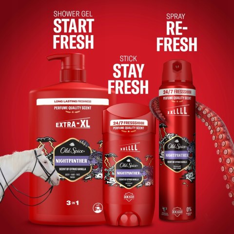 Old Spice Nightpanther żel pod prysznic dla mężczyzn męski 3w1 kąpieli 1L