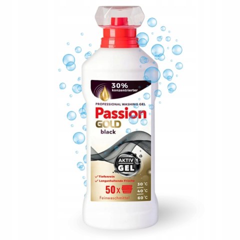 PASSION GOLD Żel do prania 50 prań 2L Black