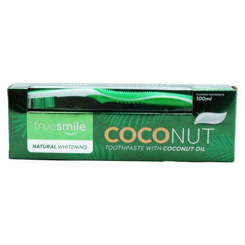TRUESMILE Pasta do zębów 100ml Coconut + Szczoteczka