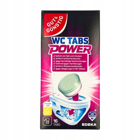 Tabletki do czyszczenia WC Gut & Günstig 16 sztuk