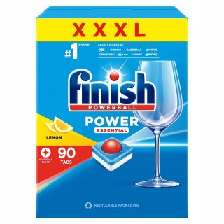 Tabletki do zmywarki Finish Power Essential 90 szt. cytrynowe All in One