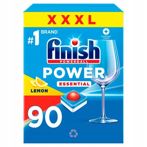 Tabletki do zmywarki Finish Power Essential 90 szt. cytrynowe All in One
