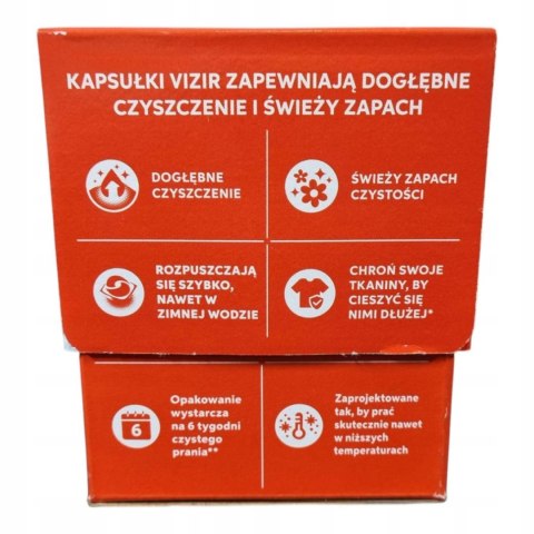 VIZIR kapsułki do prania ALL IN 1 PODS ALPEJSKA ŚWIEŻOŚĆ 22 PRANIA