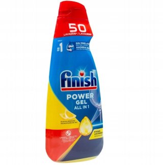 Żel all in one (wszystko w jednym) do zmywarki Finish 3 x 1litr Cytrynowy