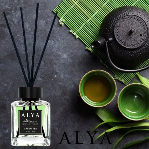 ALYA Patyczki zapachowe 100ml Green Tea zapach do domu odświeżacz