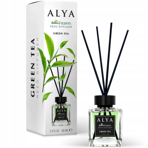 ALYA Patyczki zapachowe 100ml Green Tea zapach do domu odświeżacz