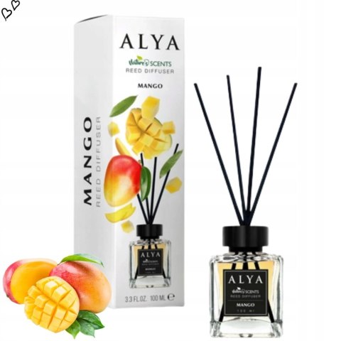 ALYA Patyczki zapachowe 100ml Mango zapach do domu odświeżacz