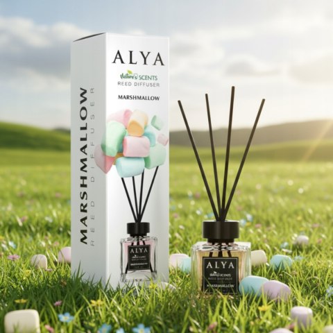 ALYA Patyczki zapachowe 100ml Marshmallow zapach do domu odświeżacz ozdoba