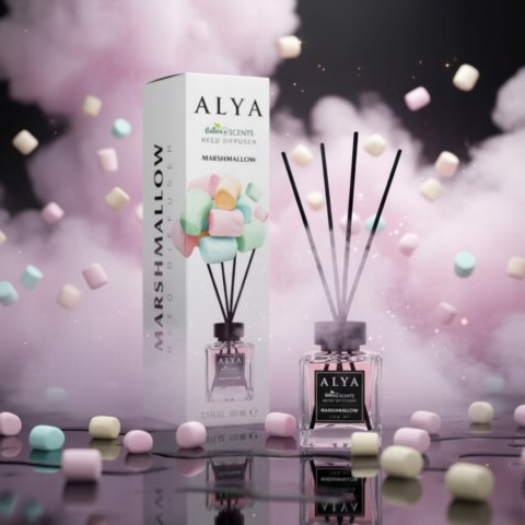 ALYA Patyczki zapachowe 100ml Marshmallow zapach do domu odświeżacz ozdoba
