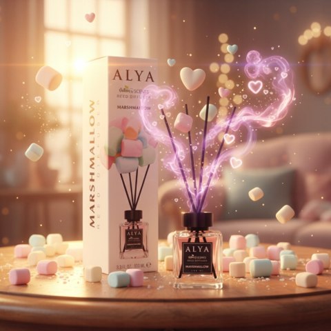 ALYA Patyczki zapachowe 100ml Marshmallow zapach do domu odświeżacz ozdoba