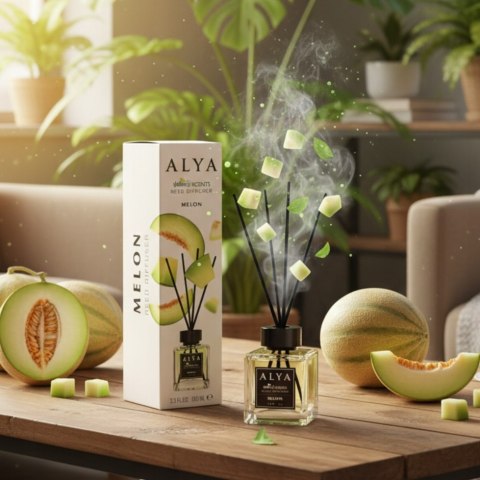 ALYA Patyczki zapachowe 100ml Melon zapach do domu odświeżacz
