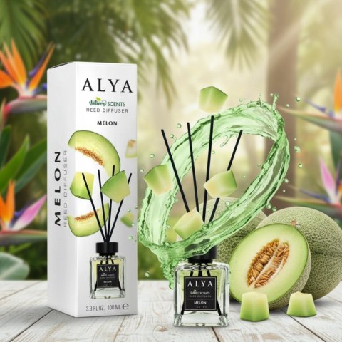 ALYA Patyczki zapachowe 100ml Melon zapach do domu odświeżacz