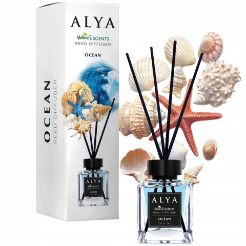 ALYA Patyczki zapachowe 100ml Ocean do mieszkania domu łazienki odświeżacz