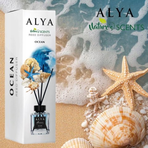 ALYA Patyczki zapachowe 100ml Ocean do mieszkania domu łazienki odświeżacz