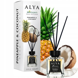 ALYA Patyczki zapachowe 100ml Pineapple & Coconut zapach do domu