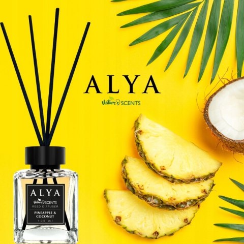 ALYA Patyczki zapachowe 100ml Pineapple & Coconut zapach do domu