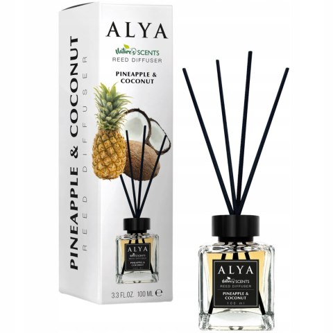 ALYA Patyczki zapachowe 100ml Pineapple & Coconut zapach do domu