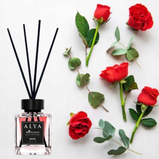 ALYA Patyczki zapachowe 100ml Rose zapach do domu odświeżacz Róża