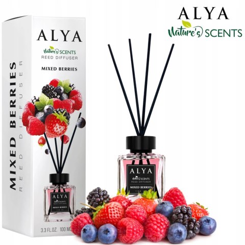 ALYA Patyczki zapachowe 100ml zapach do domu odświeżacz Mixed Berries
