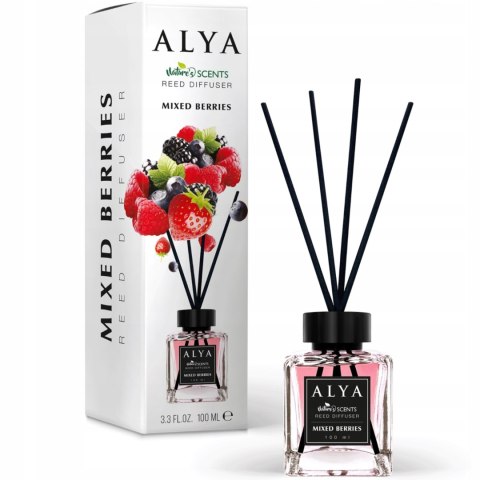 ALYA Patyczki zapachowe 100ml zapach do domu odświeżacz Mixed Berries