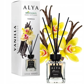 ALYA Patyczki zapachowe do domu odświeżacz pachnące 100ml Vanilla