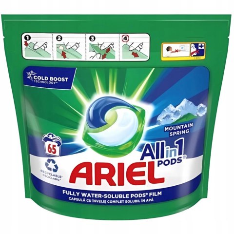 ARIEL AllIn1 65 Pods Mountain Spring Kapsułki do prania