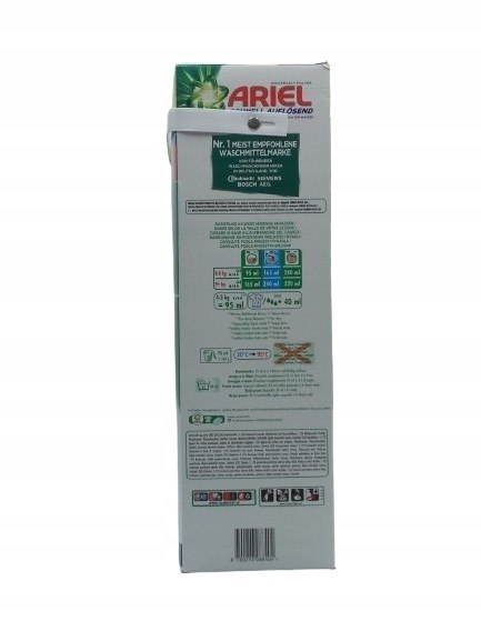 Ariel Universal Proszek do Prania Jasnego Uniwersalny 6kg 100 prań